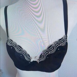 Elegant Black Lace Bra